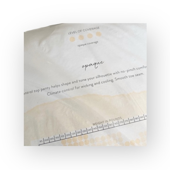 new Shimera ❤︎ Opaque Control Top Tights ❤︎ Black ❤︎ Size A XXS XS ❤︎ Holiday - Picture 7 of 11